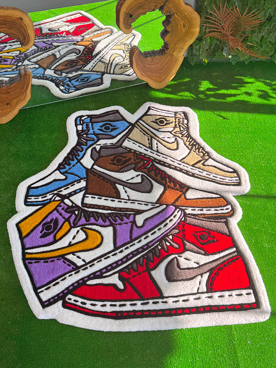 Air Jordan Halı Jordan Halısı Dekoratif Ayakkabı Tufting Halı