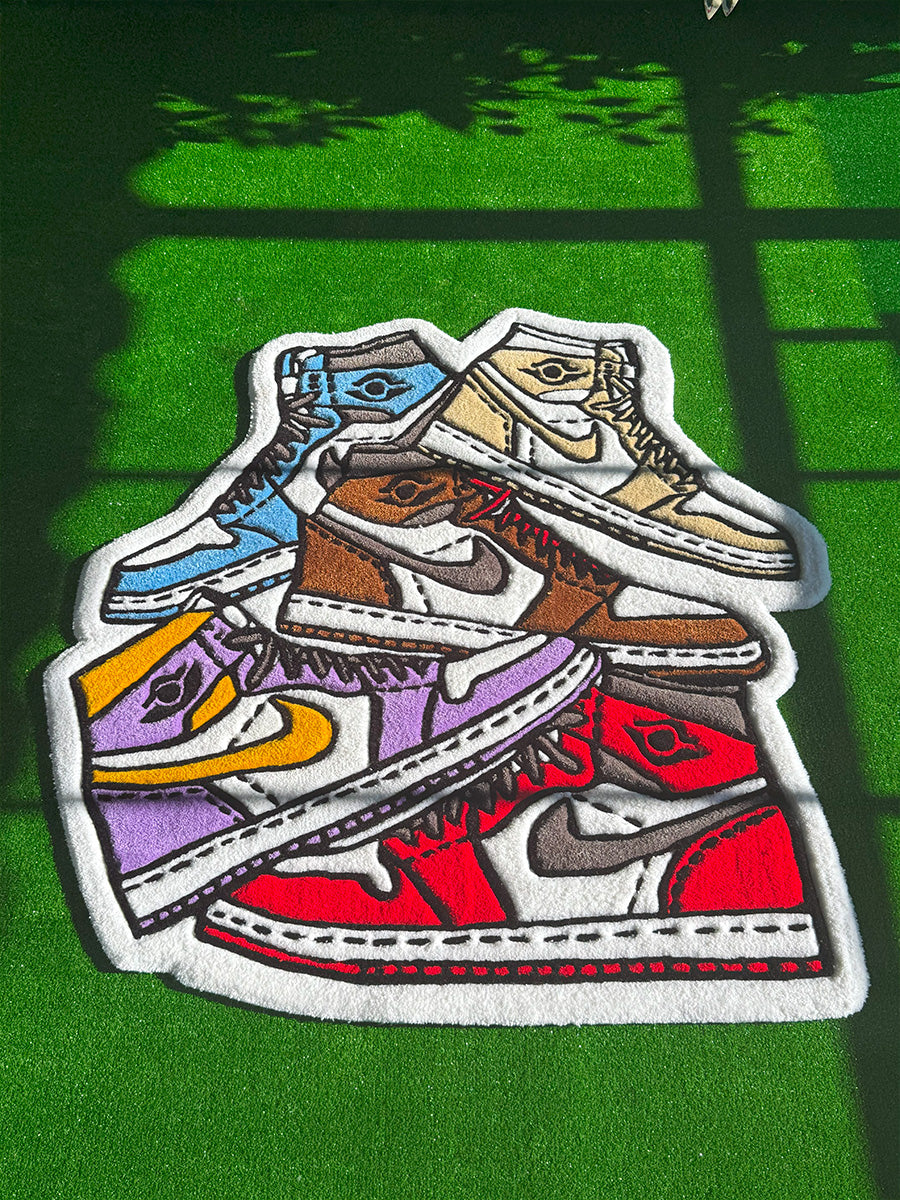 Air Jordan Halı Jordan Halısı Dekoratif Ayakkabı Tufting Halı