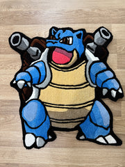 Blastoise Tufting Halısı - Pokemon Tufting Halı (70x70 cm) Outlet Fırsatı