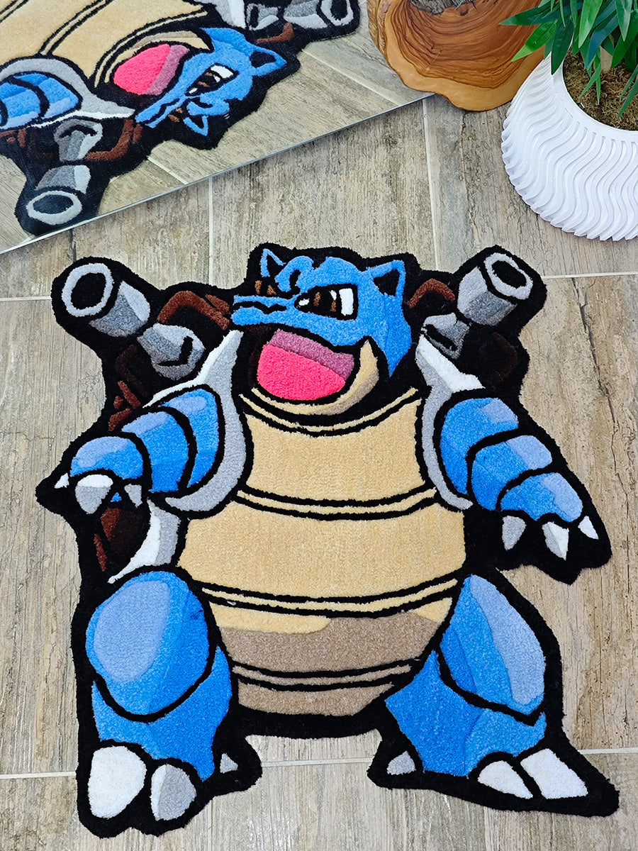 Blastoise Halısı - Blastoise Kilim Pokemon Tufting Halı