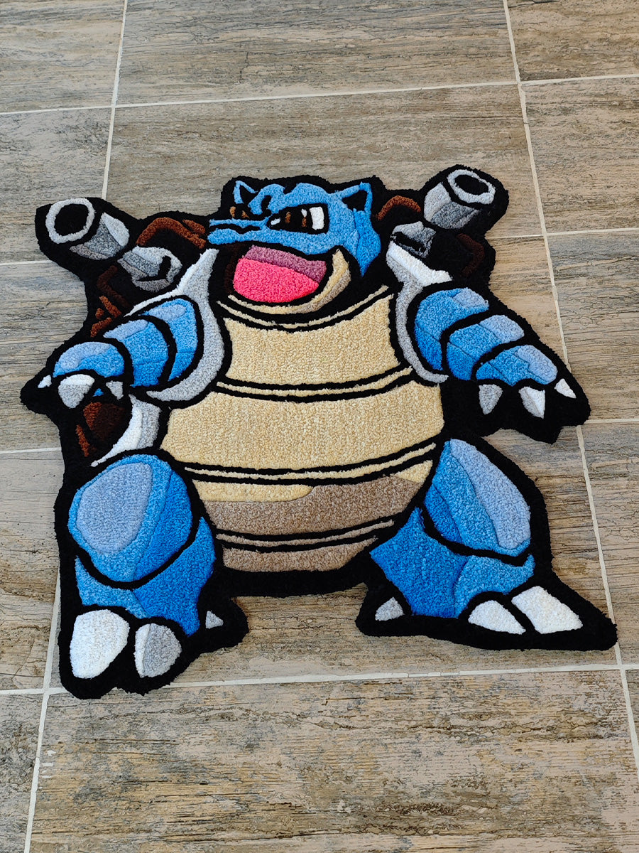 Blastoise Halısı - Blastoise Kilim Pokemon Tufting Halı