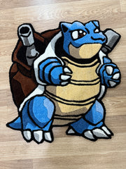 Blastoise Tufting Halı - Pokemon Halı (70x70 cm) Outlet Fırsatı