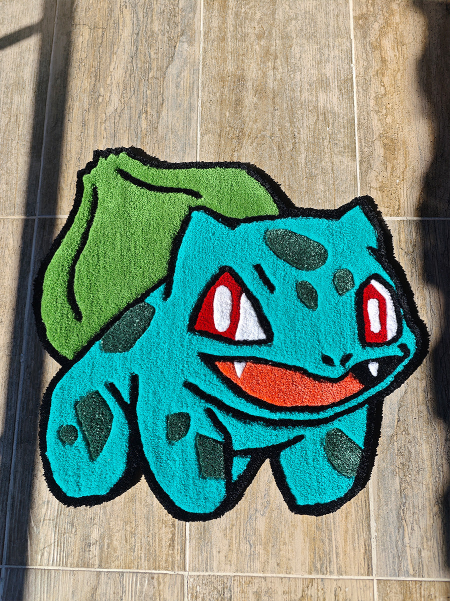 Bulbasaur Halı - Bulbasaur Kilim Pokemon Tufting Halısı