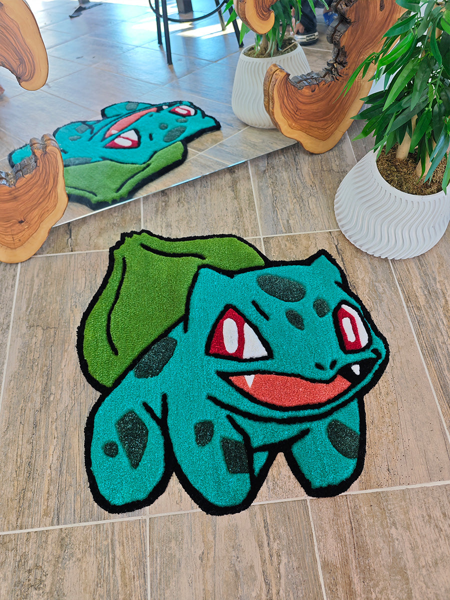 Bulbasaur Halı - Bulbasaur Kilim Pokemon Tufting Halısı