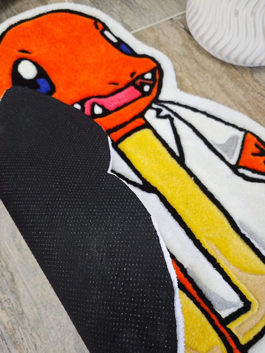 Doktor Charmander Halı Charmander Kilim Pokemon Tufting Halısı