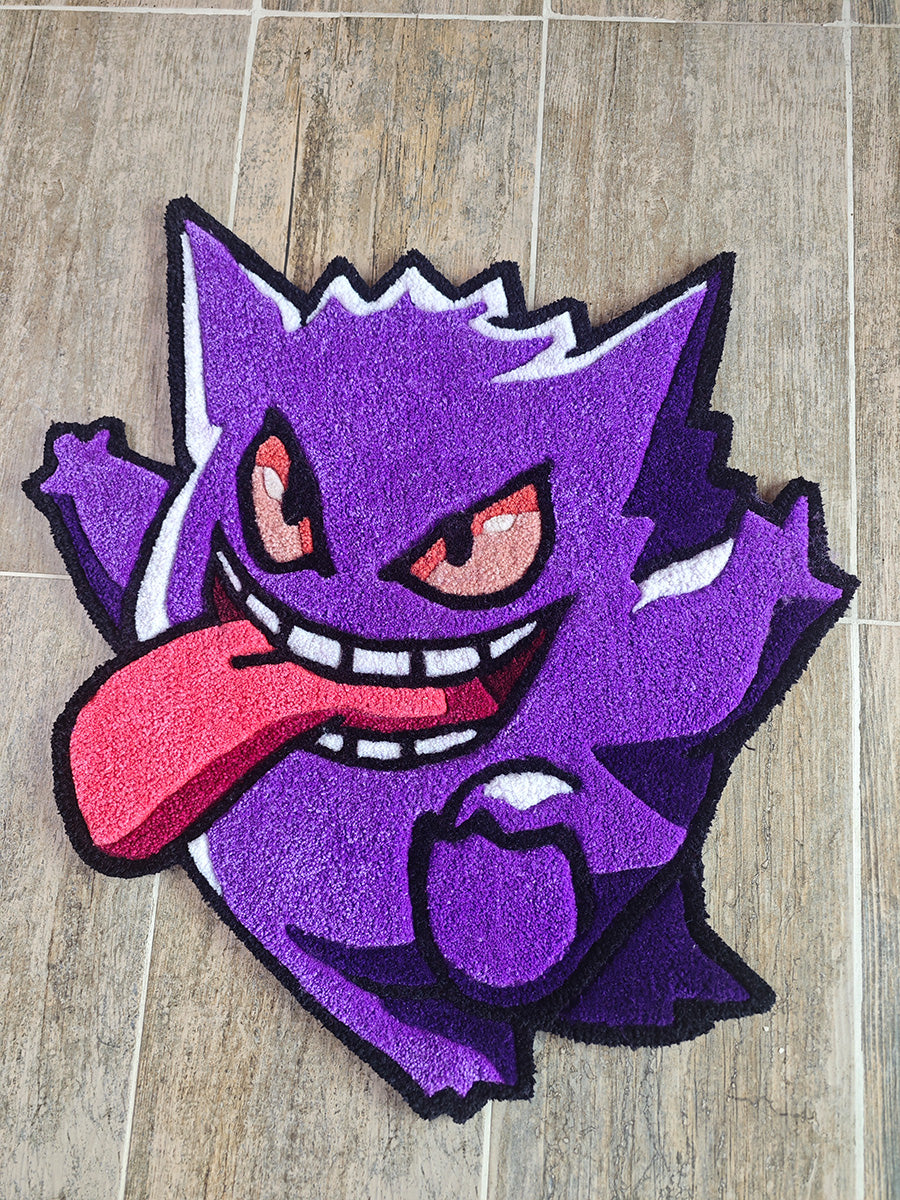 Gengar Halı - Gengar Kilim Pokemon Tufting Halısı