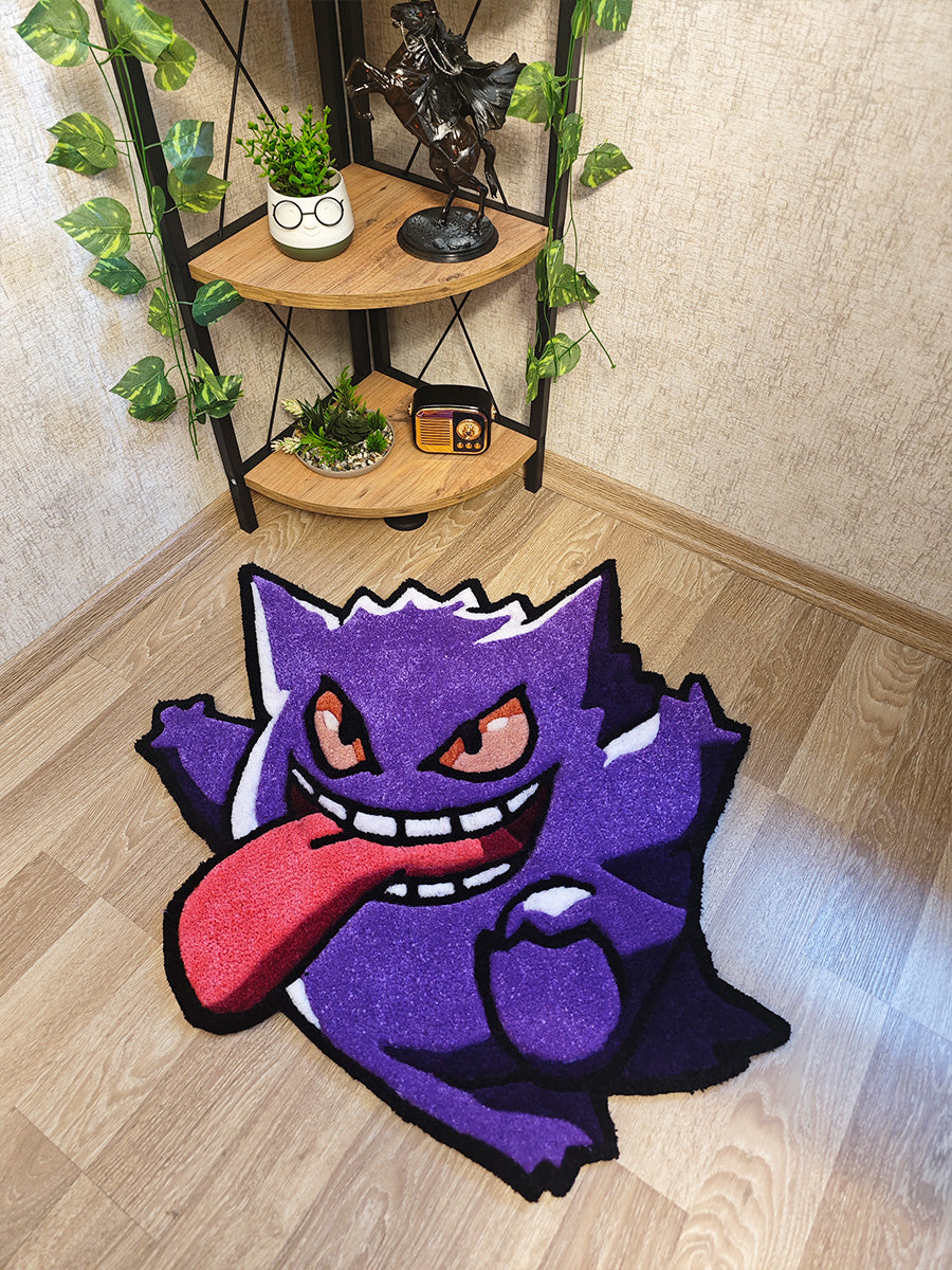 Gengar Halı - Gengar Kilim Pokemon Tufting Halısı