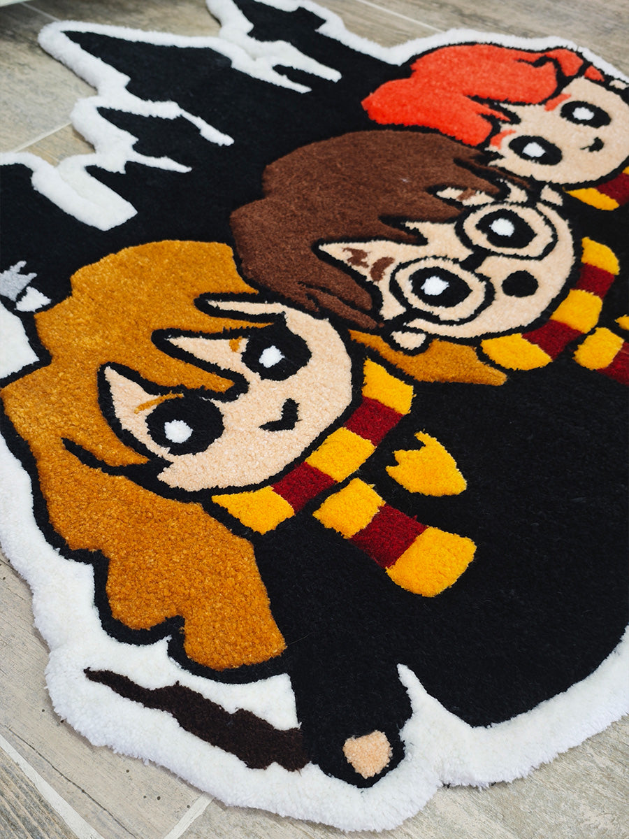 Harry Potter Halısı - Hermione Ron Kilim Tufting Halı