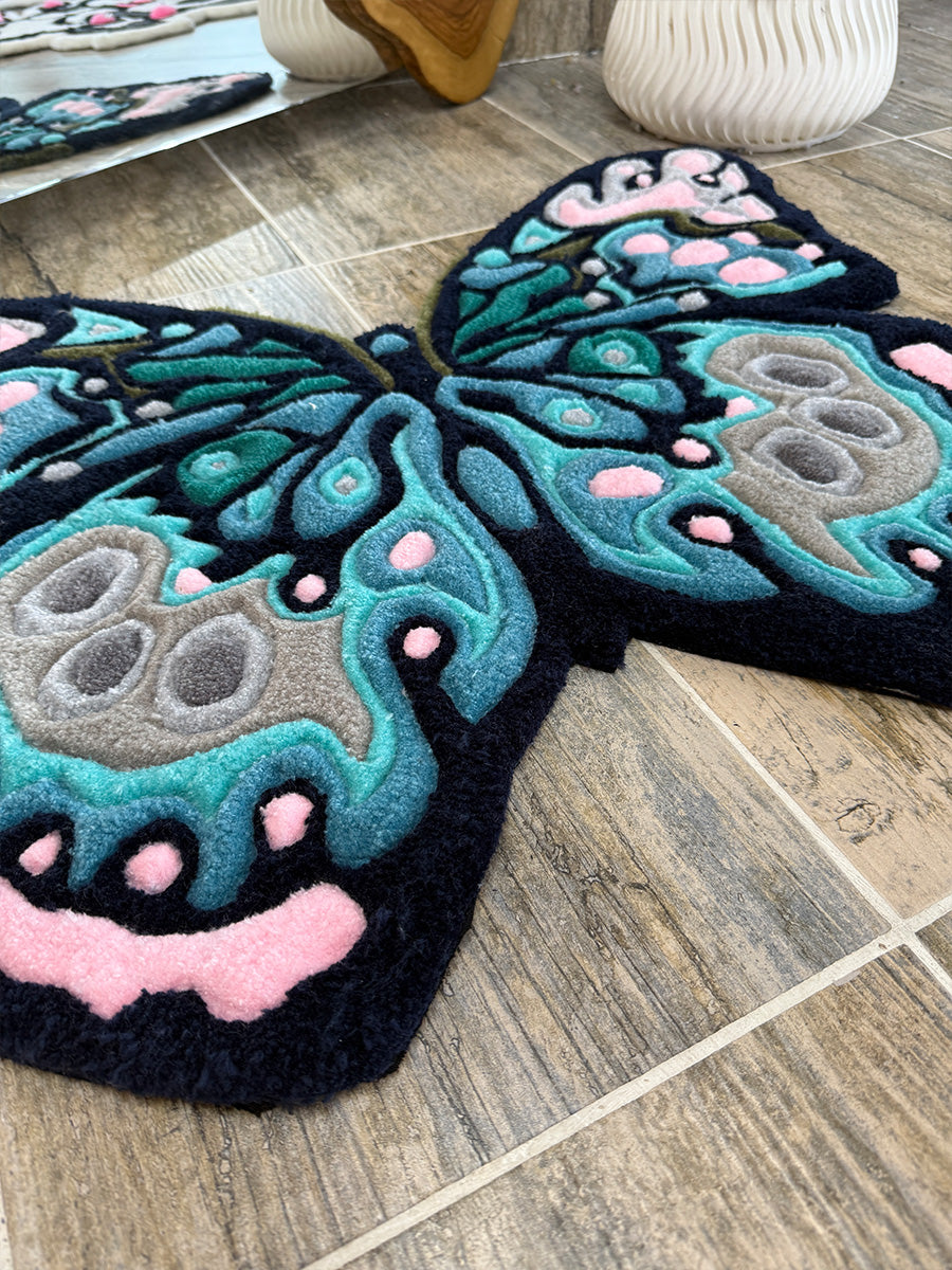 Kelebek Halı Kelebek Desenli Halı Tufting Halısı