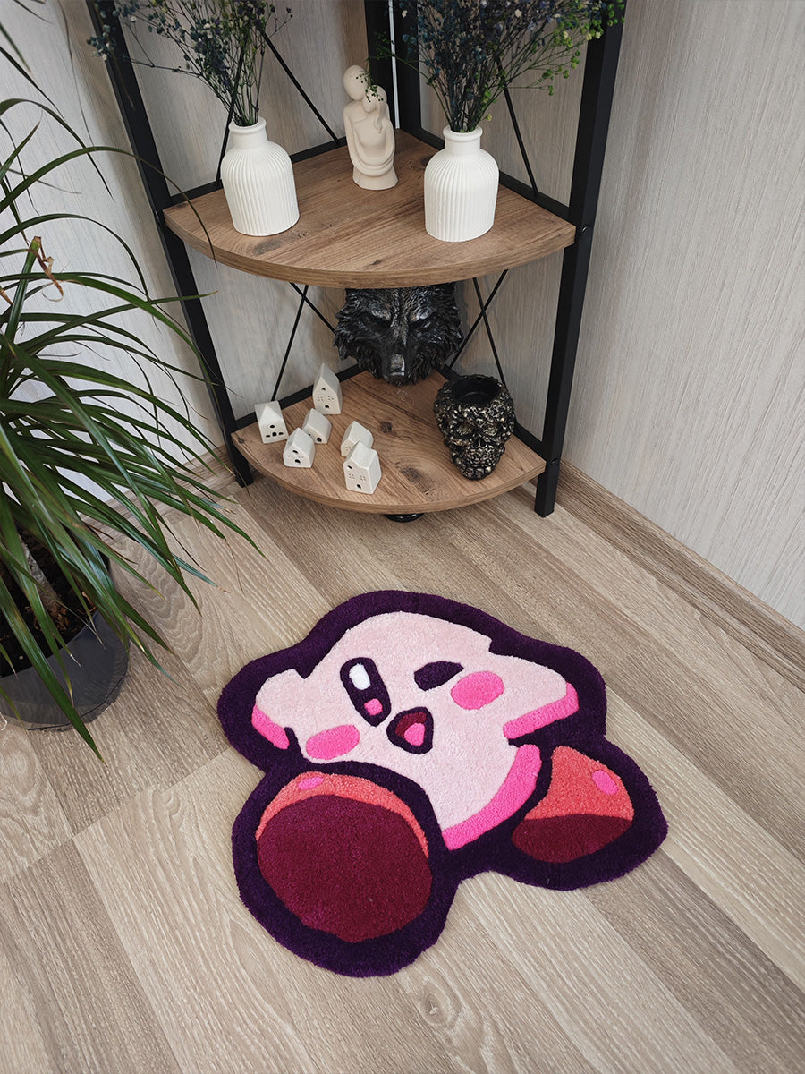 Kirby Halısı - Nintendo Kilim Çocuk Halısı Tufting Halı