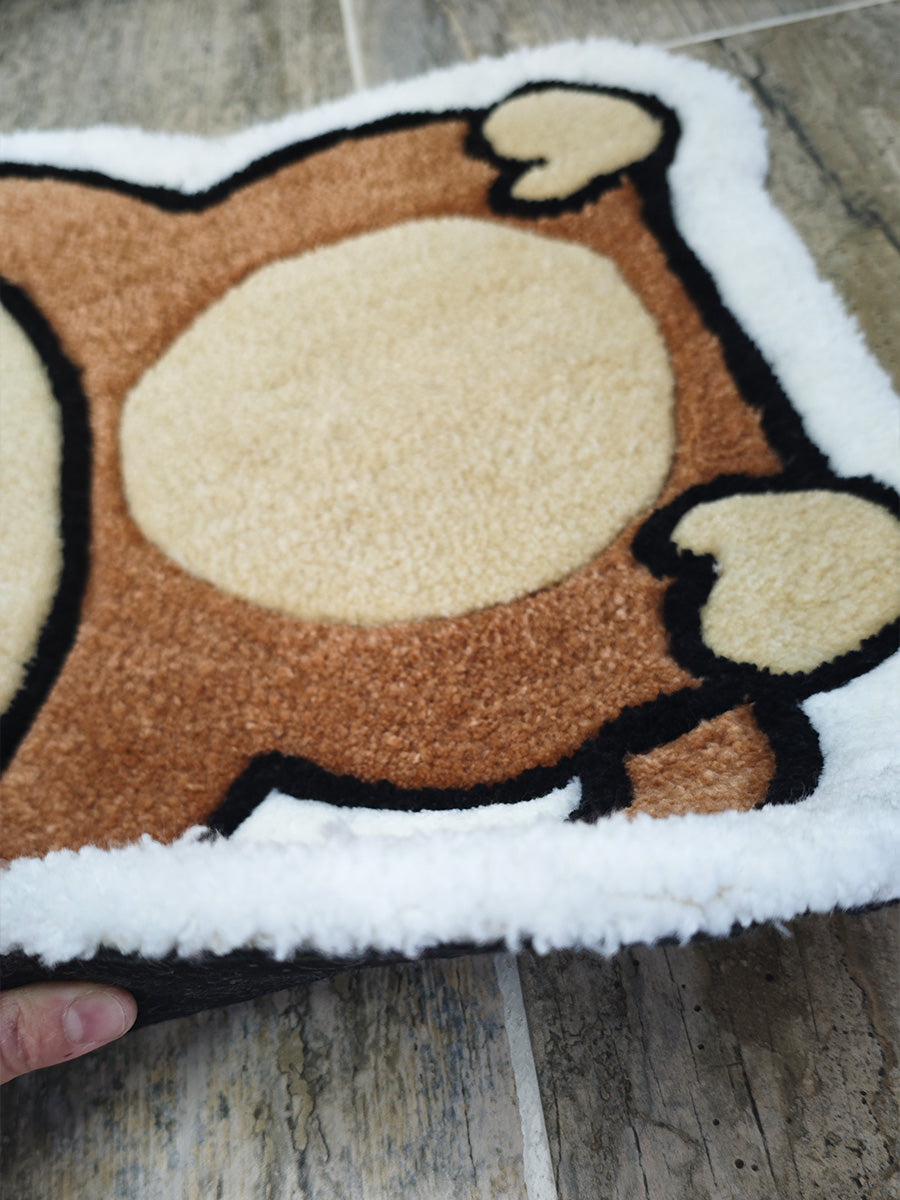 Maymun Halısı Sevimli Kilim Çocuk Odası Tufting Halı