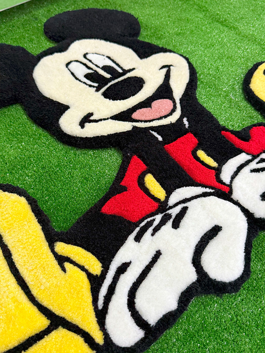 Mickey Mouse lu Halı Mickey Çocuk Halısı Tufting Halı