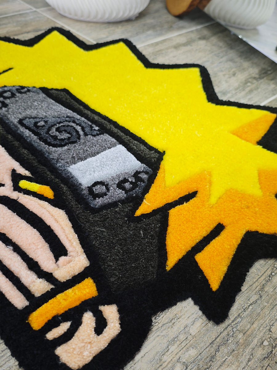Naruto Halısı - Naruto Uzumaki Kilim Tufting Halı