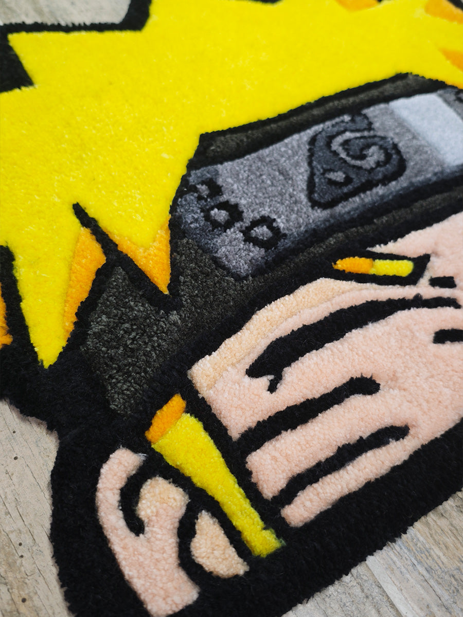 Naruto Halısı - Naruto Uzumaki Kilim Tufting Halı