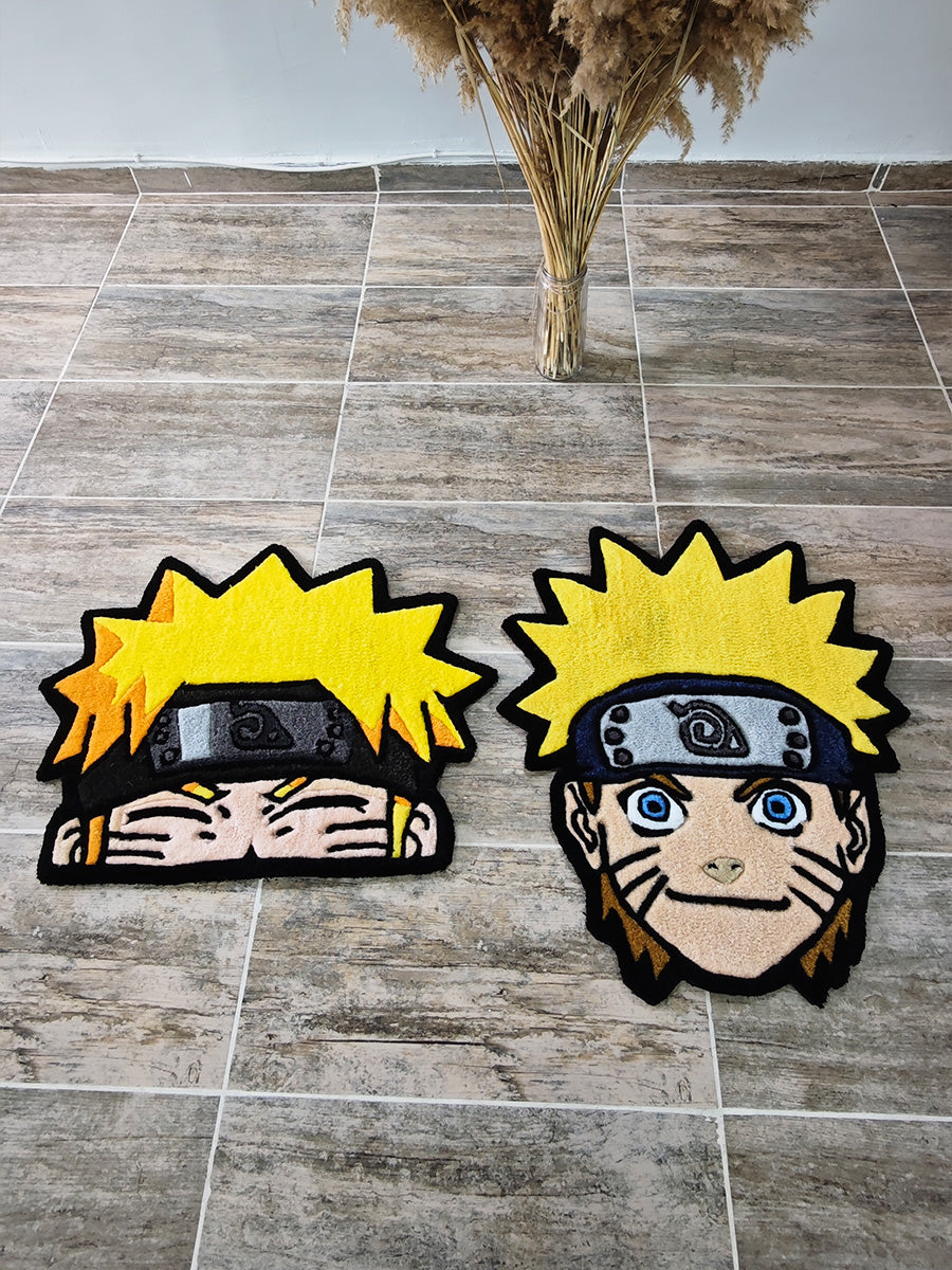 Naruto Uzumaki Halı - Naruto Dekorasyon Tufting Halısı 2li