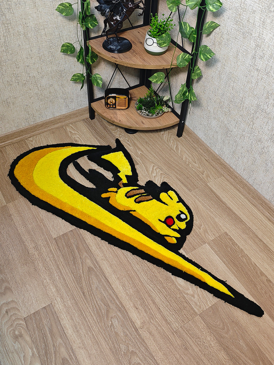 Pikachu Halısı - Pokemon Kilim Pikachu Tufting Halı