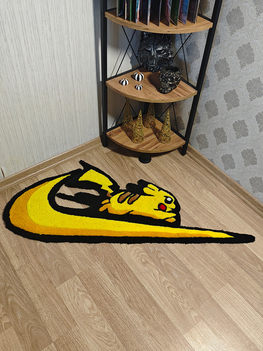 Pikachu Halısı - Pokemon Kilim Pikachu Tufting Halı