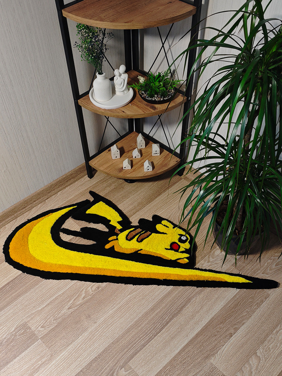 Pikachu Halısı - Pokemon Kilim Pikachu Tufting Halı
