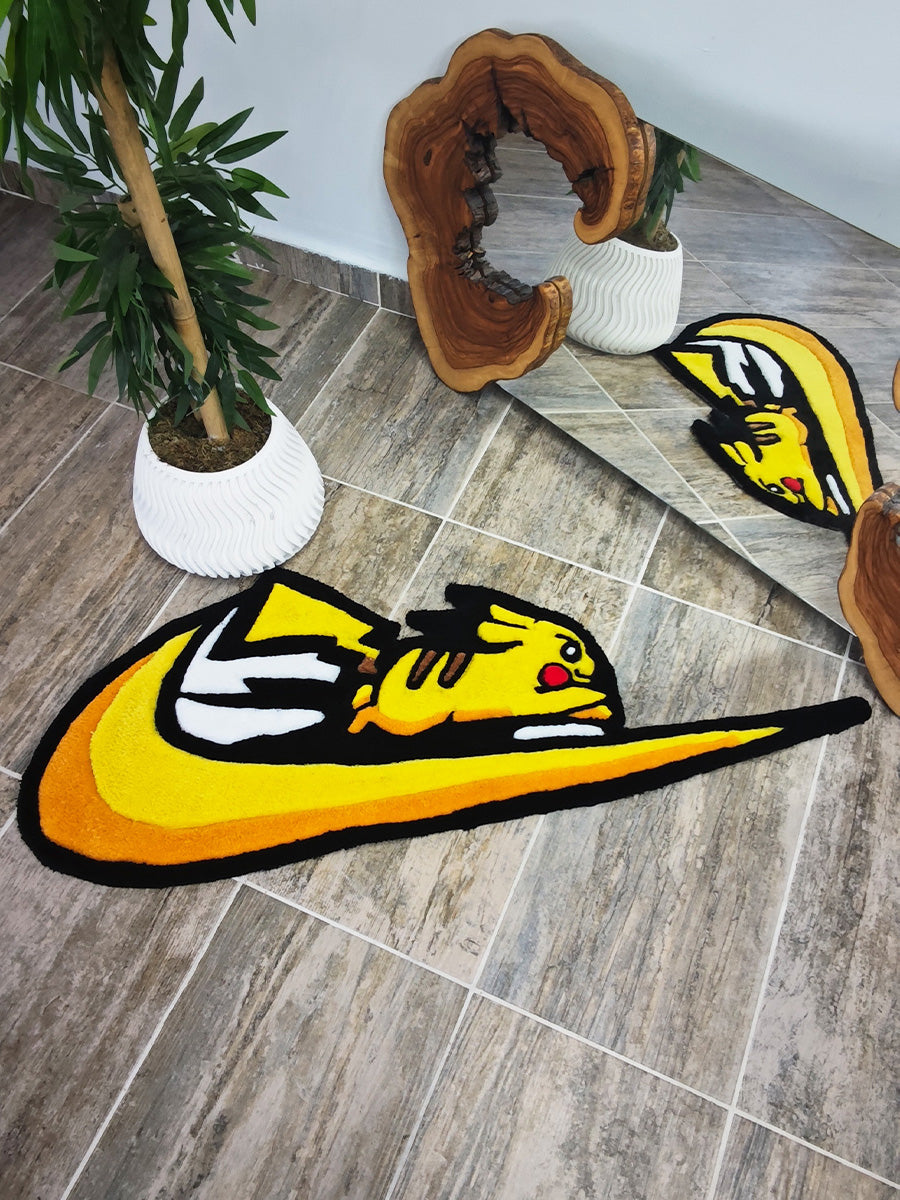 Pikachu Tufting Halı - Pokemon Pikachu Tufting Halısı