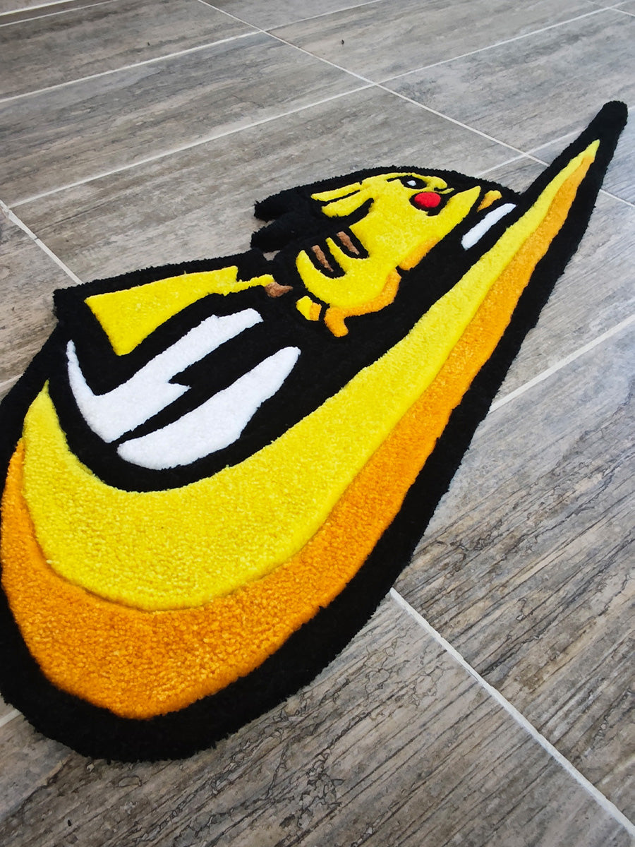 Pikachu Tufting Halı - Pokemon Pikachu Tufting Halısı
