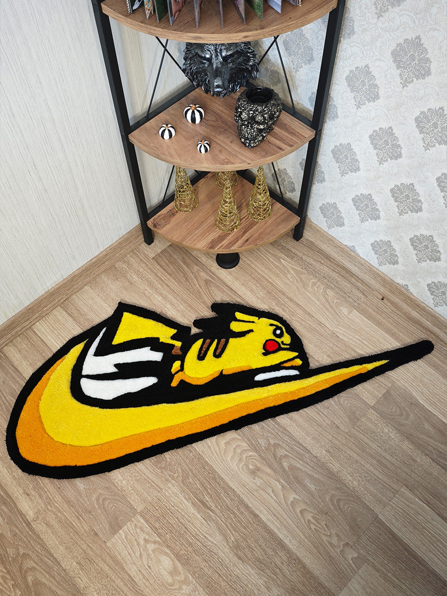 Pikachu Tufting Halı - Pokemon Pikachu Tufting Halısı