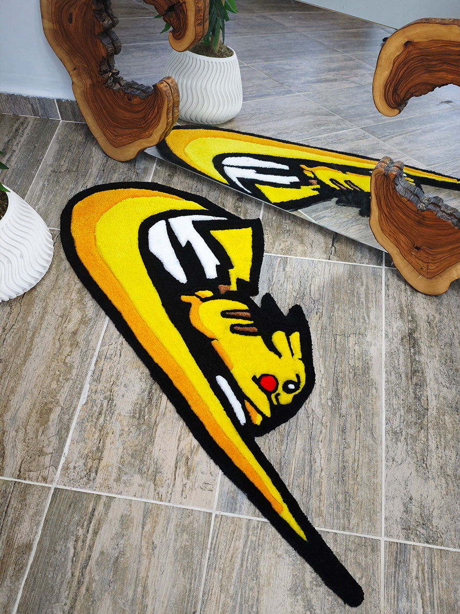 Pikachu Tufting Halı - Pokemon Pikachu Tufting Halısı