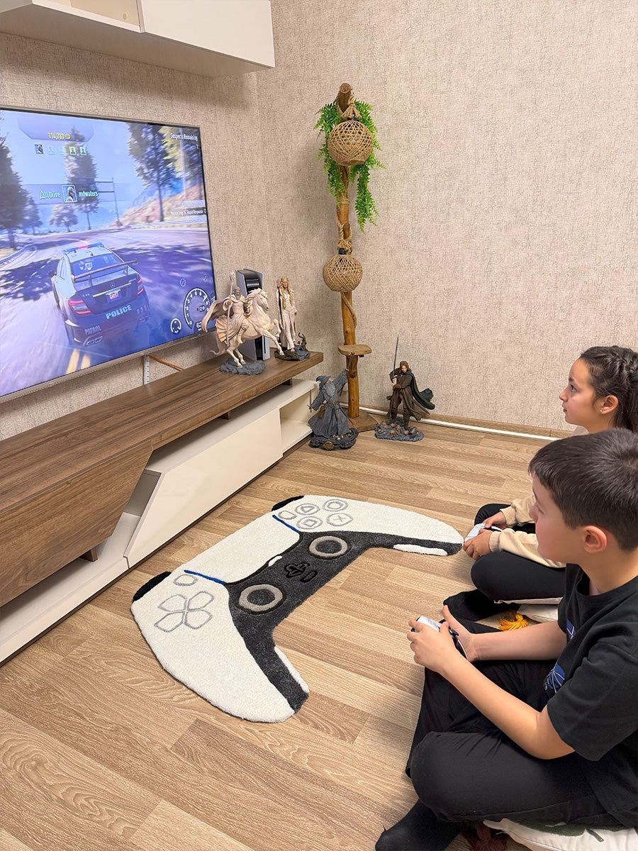 Playstation Halı Oyun Odası Konsol Halı Tufting Halısı