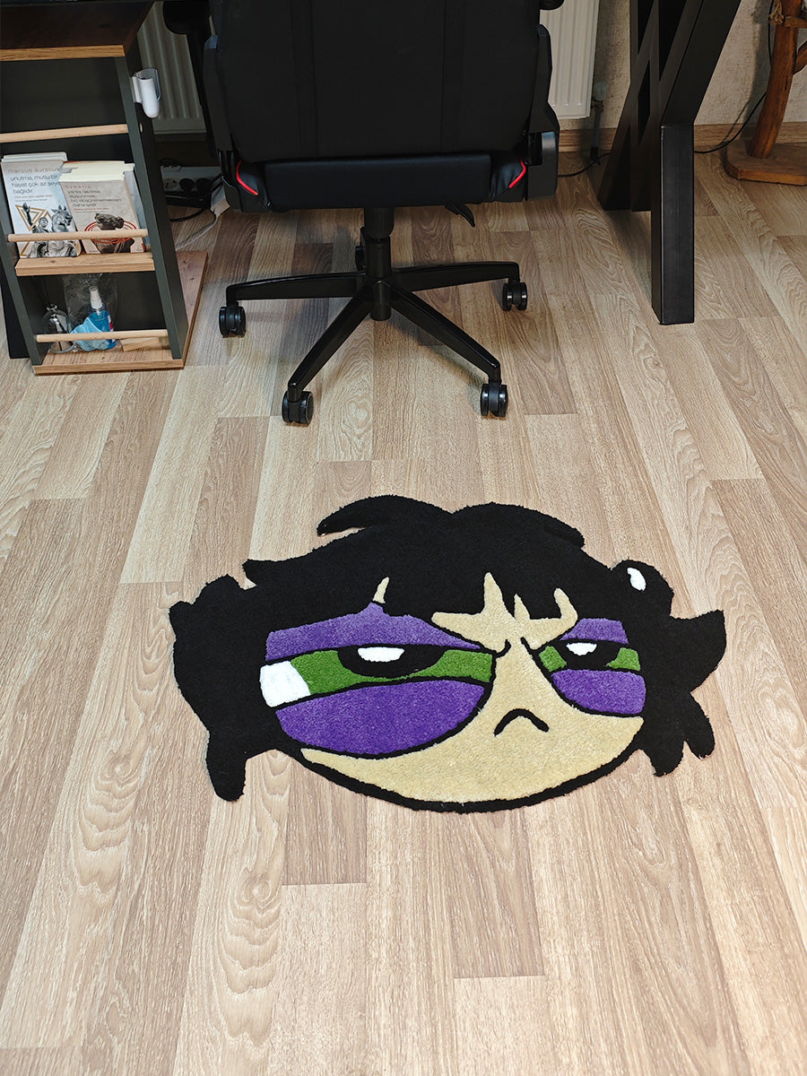Powerpuff Girls Halısı - Buttercup Kilim Tufting Halı