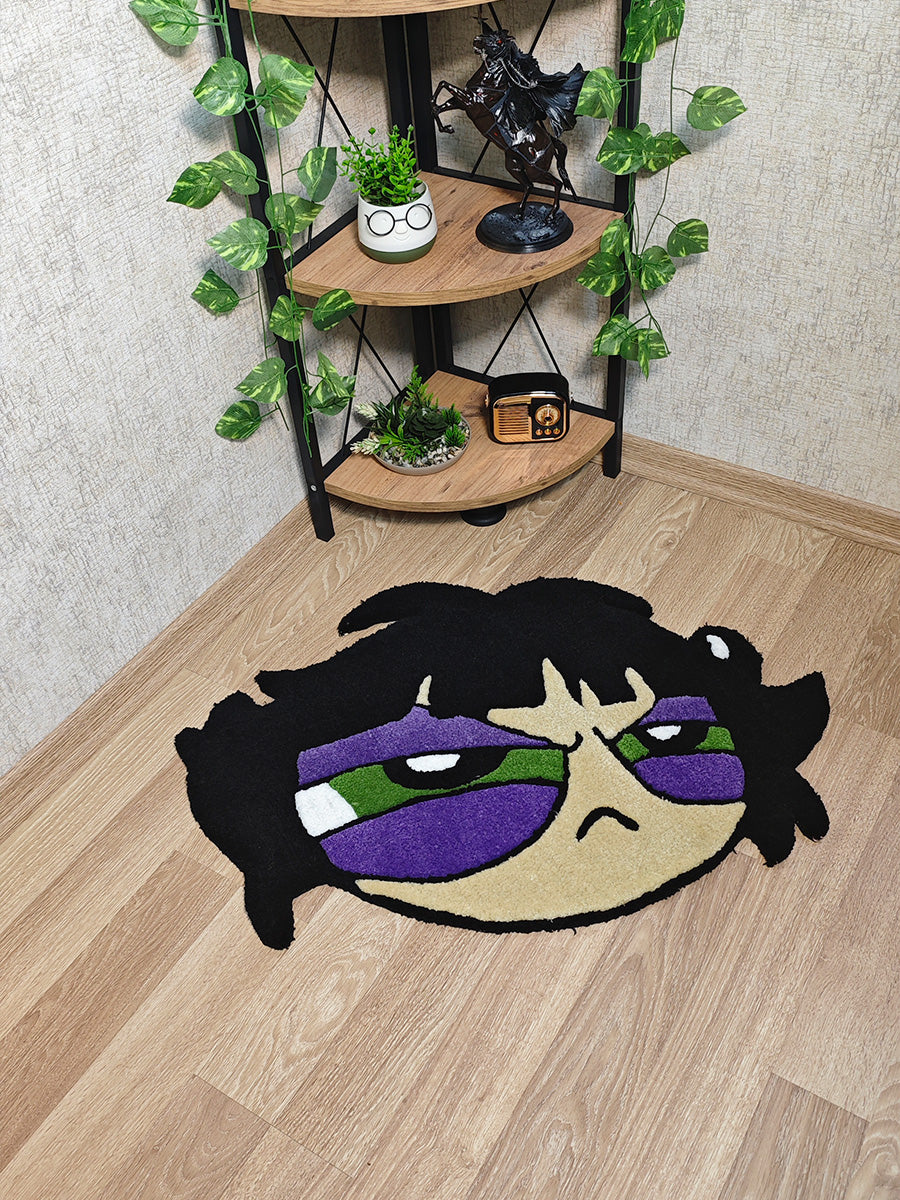 Powerpuff Girls Halısı - Buttercup Kilim Tufting Halı