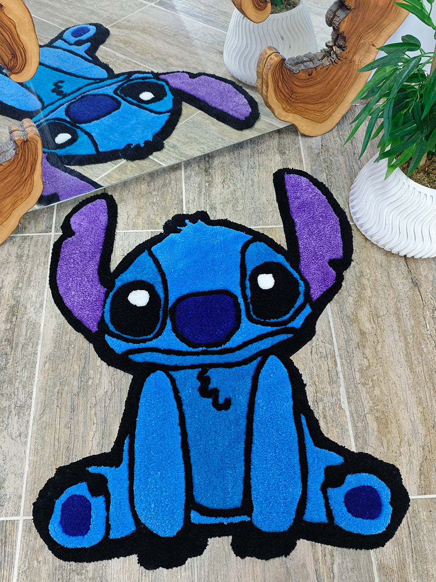 Stitch Halı Çocuk Halısı Kilim Oyun Odası Halı Tufting Halısı