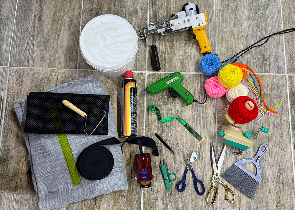 Tufting İçin Hangi Malzemeler Gerekli? Başlangıç Seti Hazırlığı (Yeni Başlayanlar İçin)