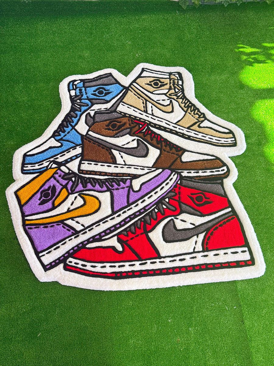 Air Jordan Halı Jordan Halısı Dekoratif Ayakkabı Tufting Halı