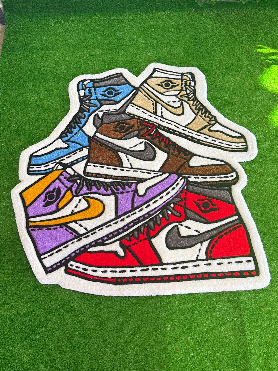 Air Jordan Halı Jordan Halısı Dekoratif Ayakkabı Tufting Halı