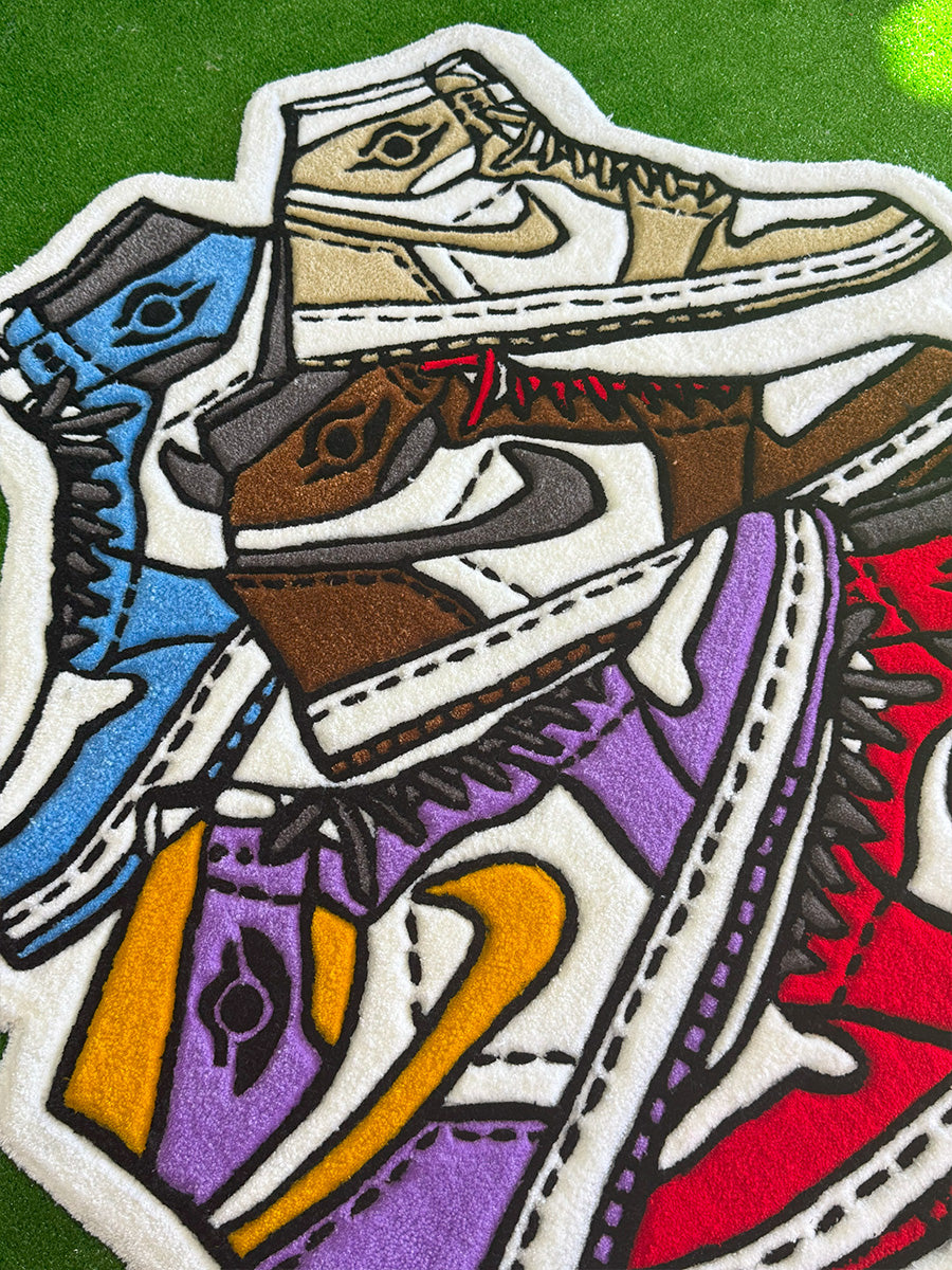 Air Jordan Halı Jordan Halısı Dekoratif Ayakkabı Tufting Halı