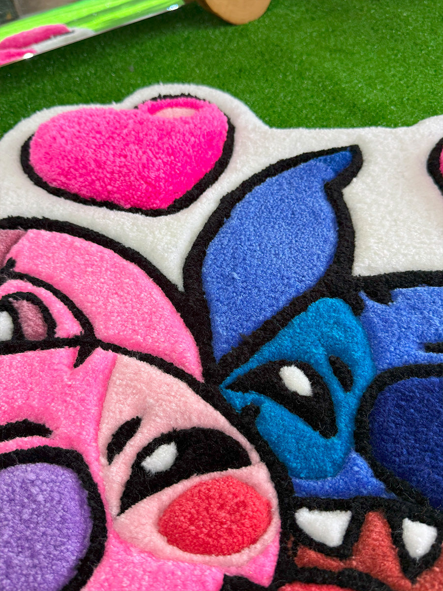 Angel Stitch Halısı Disney Çocuk Halısı Dekoratif Tufting Halı