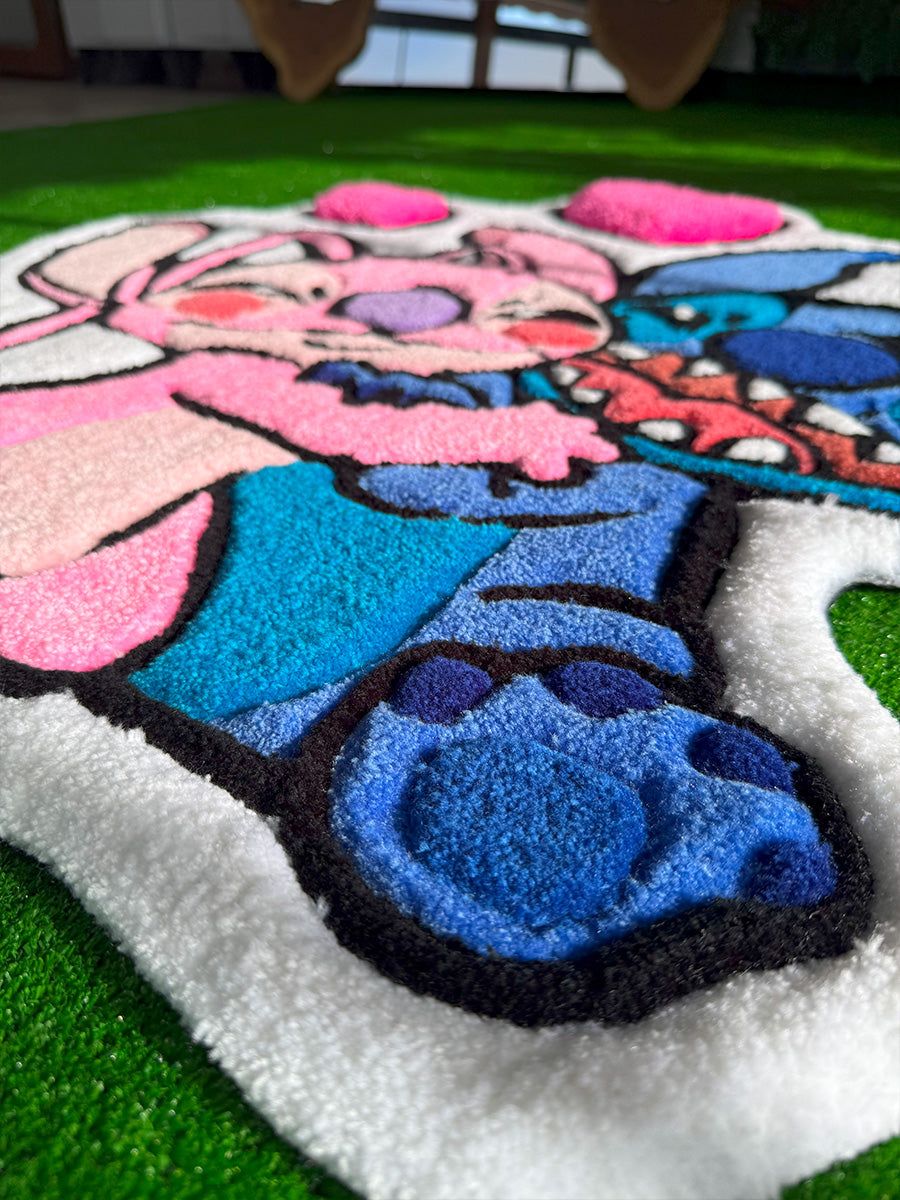 Angel Stitch Halısı Disney Çocuk Halısı Dekoratif Tufting Halı