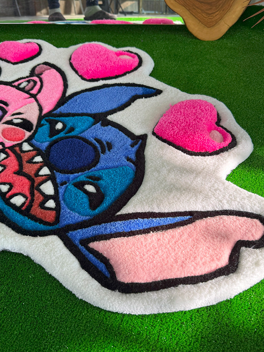 Angel Stitch Halısı Disney Çocuk Halısı Dekoratif Tufting Halı