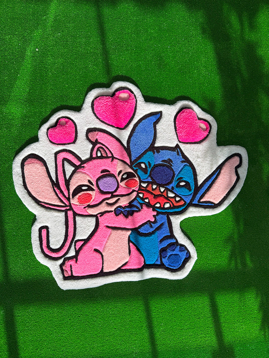 Angel Stitch Halısı Disney Çocuk Halısı Dekoratif Tufting Halı