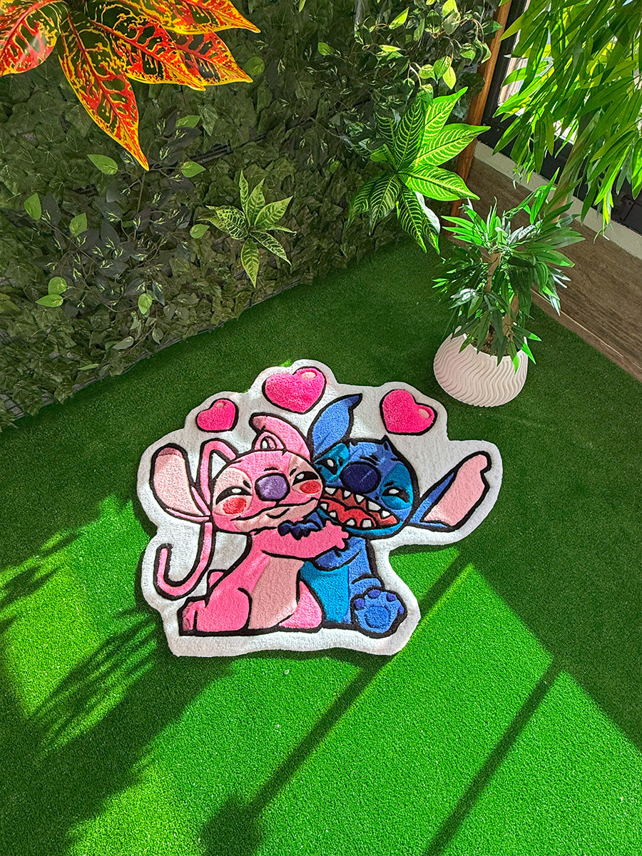 Angel Stitch Halısı Disney Çocuk Halısı Dekoratif Tufting Halı