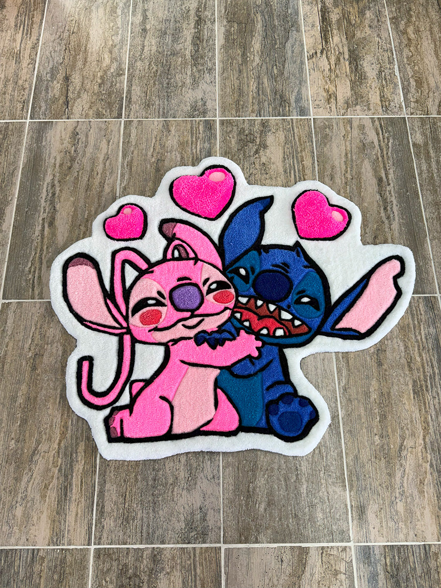 Angel Stitch Halısı Disney Çocuk Halısı Dekoratif Tufting Halı