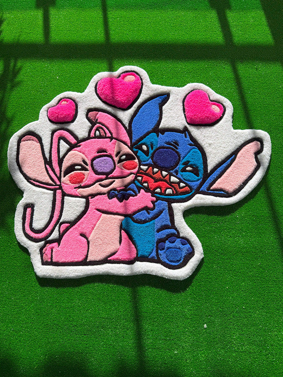 Angel Stitch Halısı Disney Çocuk Halısı Dekoratif Tufting Halı
