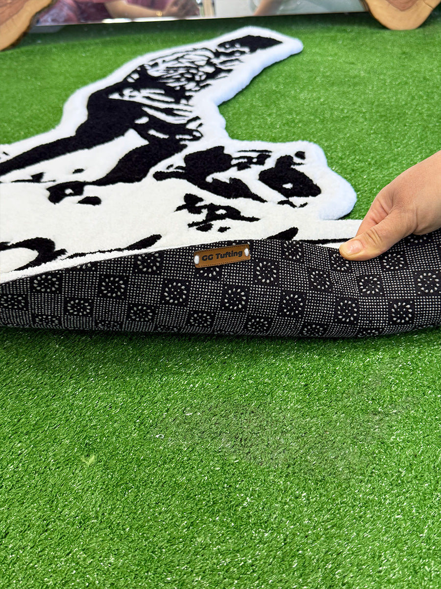 Atatürk Duvar Halısı Tufting Halı - Kemal Atatürk İmzası