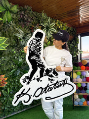 Atatürk Duvar Halısı Tufting Halı - Kemal Atatürk İmzası