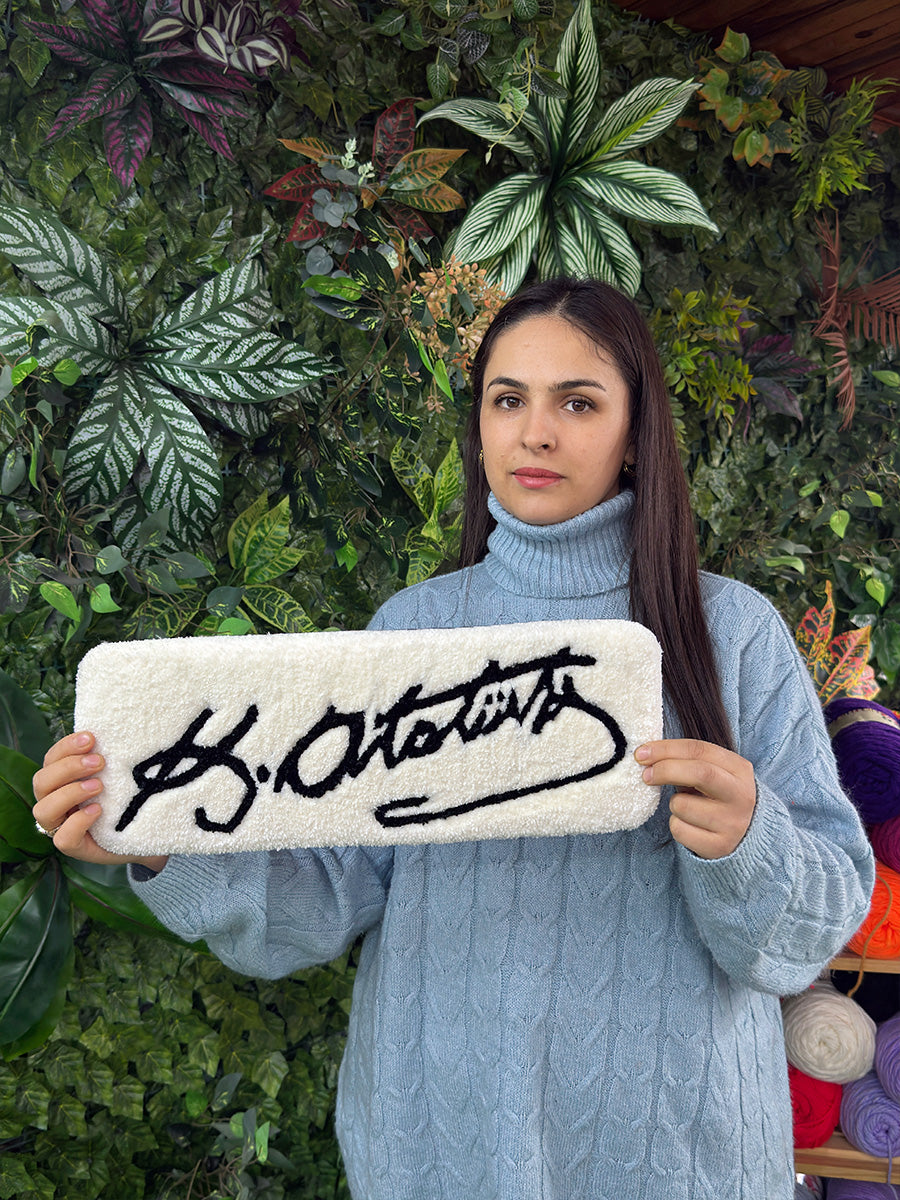 K. Atatürk İmza Edition | El Yapımı Tufting Klavye Pedi