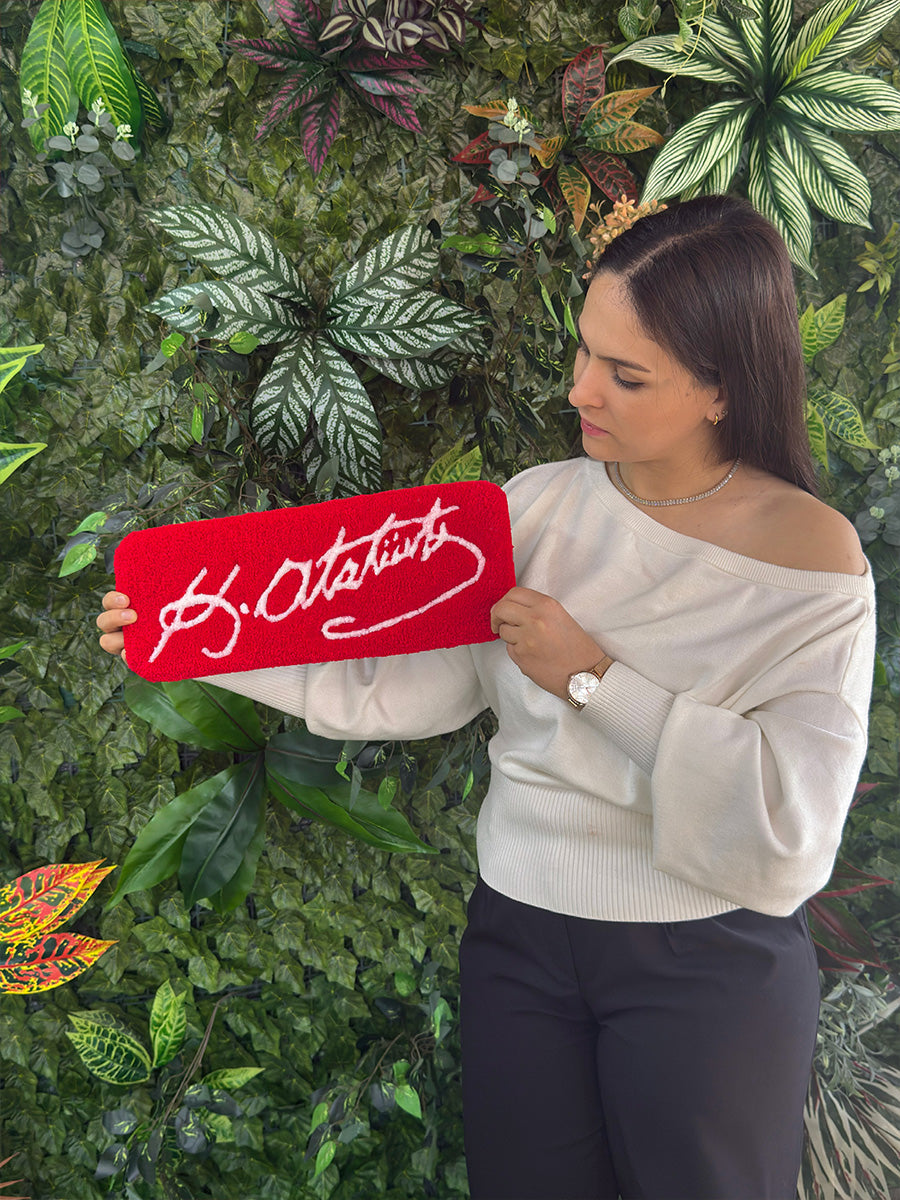 K. Atatürk İmza Edition | El Yapımı Tufting Klavye Pedi