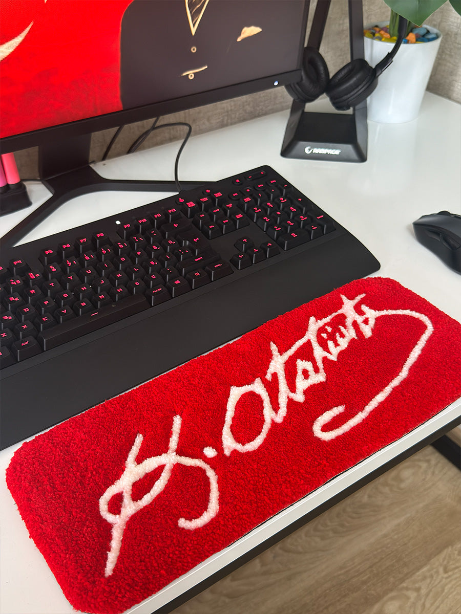 K. Atatürk İmza Edition | El Yapımı Tufting Klavye Pedi