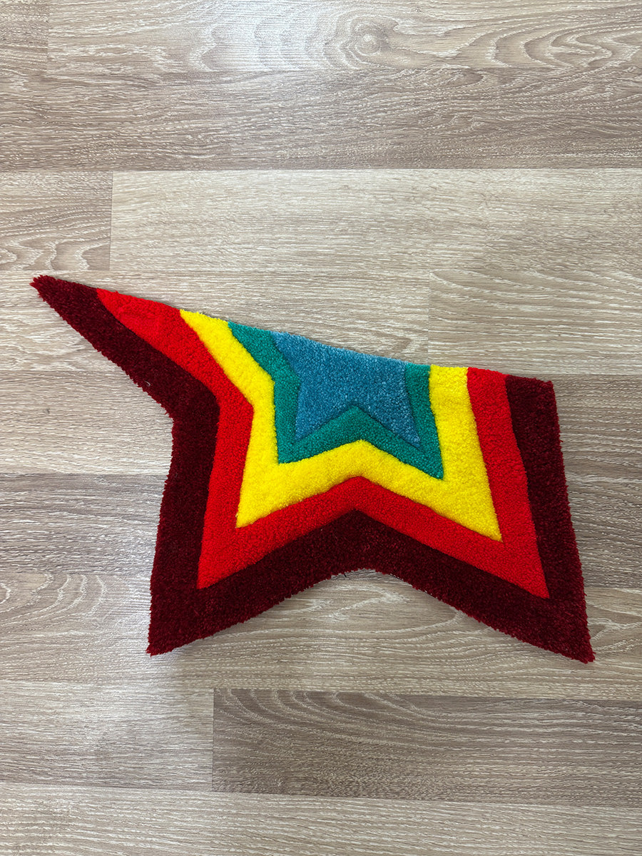 Ayna Önü Tufting Halısı - Yıldız Halı (30x50 cm) Outlet Fırsatı