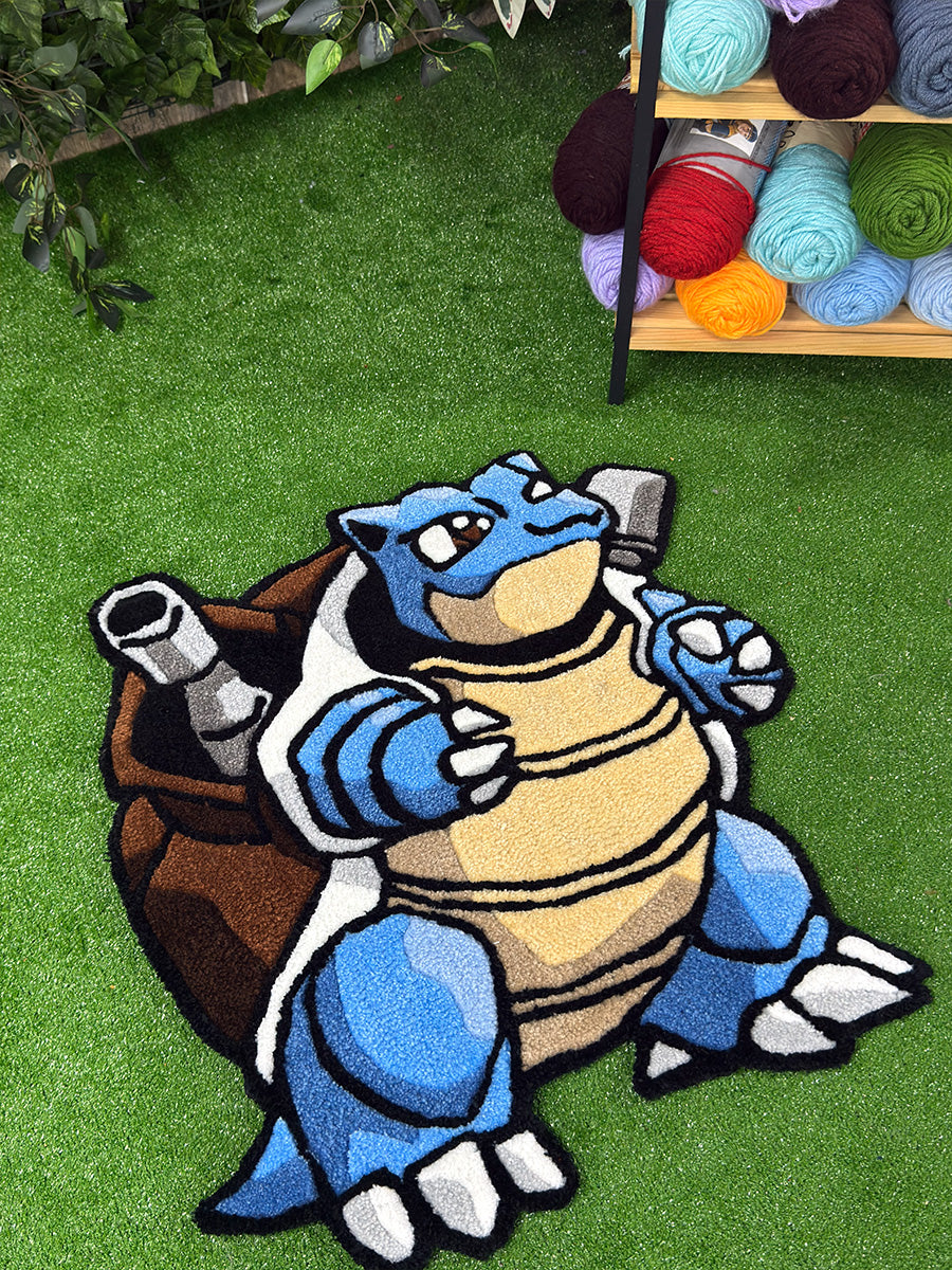 Blastoise Edition | Handmade Tufted Rug
