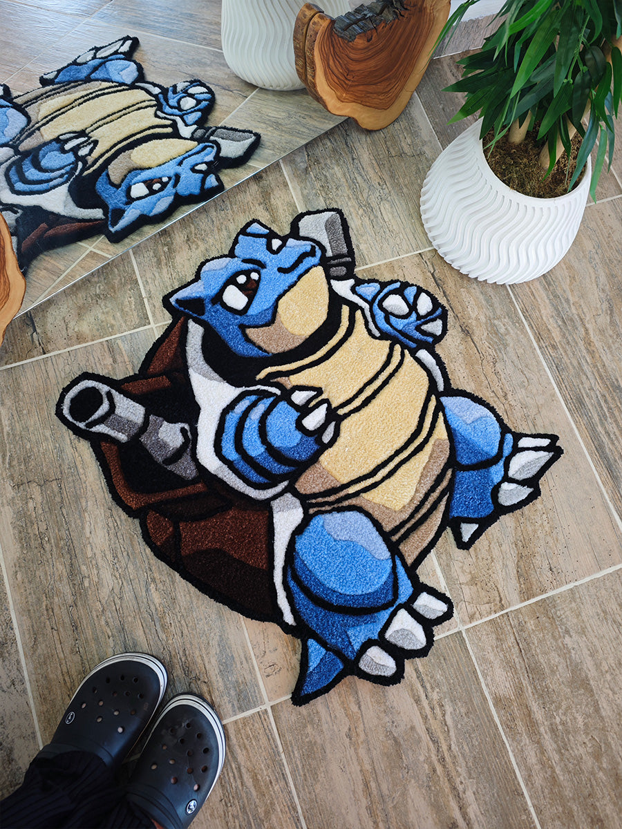 Blastoise Halı - Blastoise Kilim Pokemon Tufting Halısı