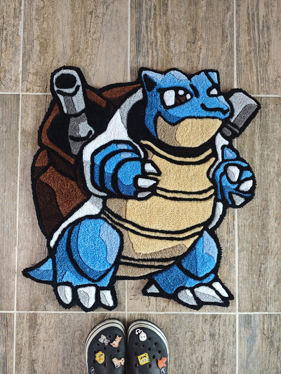 Blastoise Halı - Blastoise Kilim Pokemon Tufting Halısı